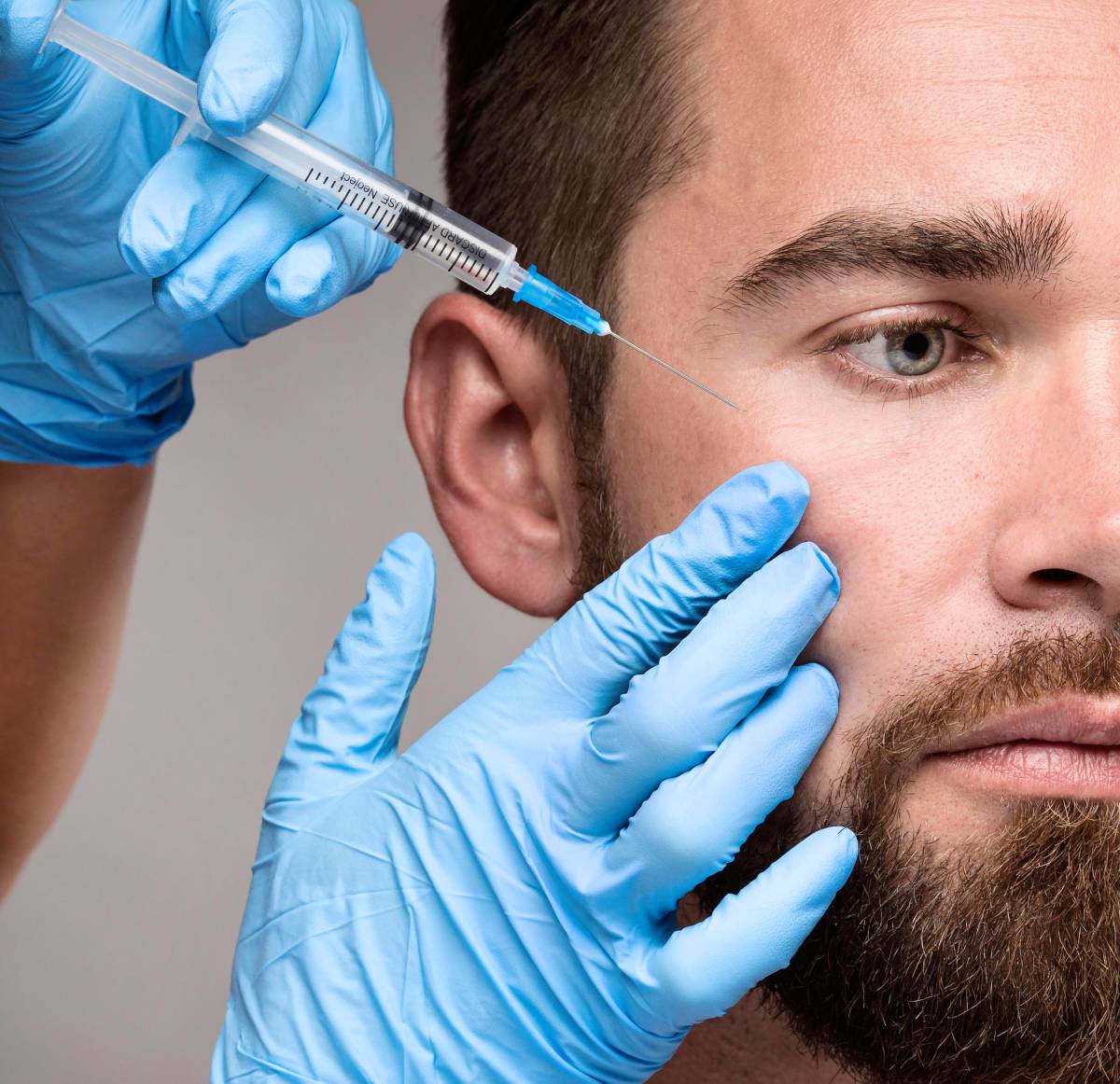 Filler Injections for a Masculine Look