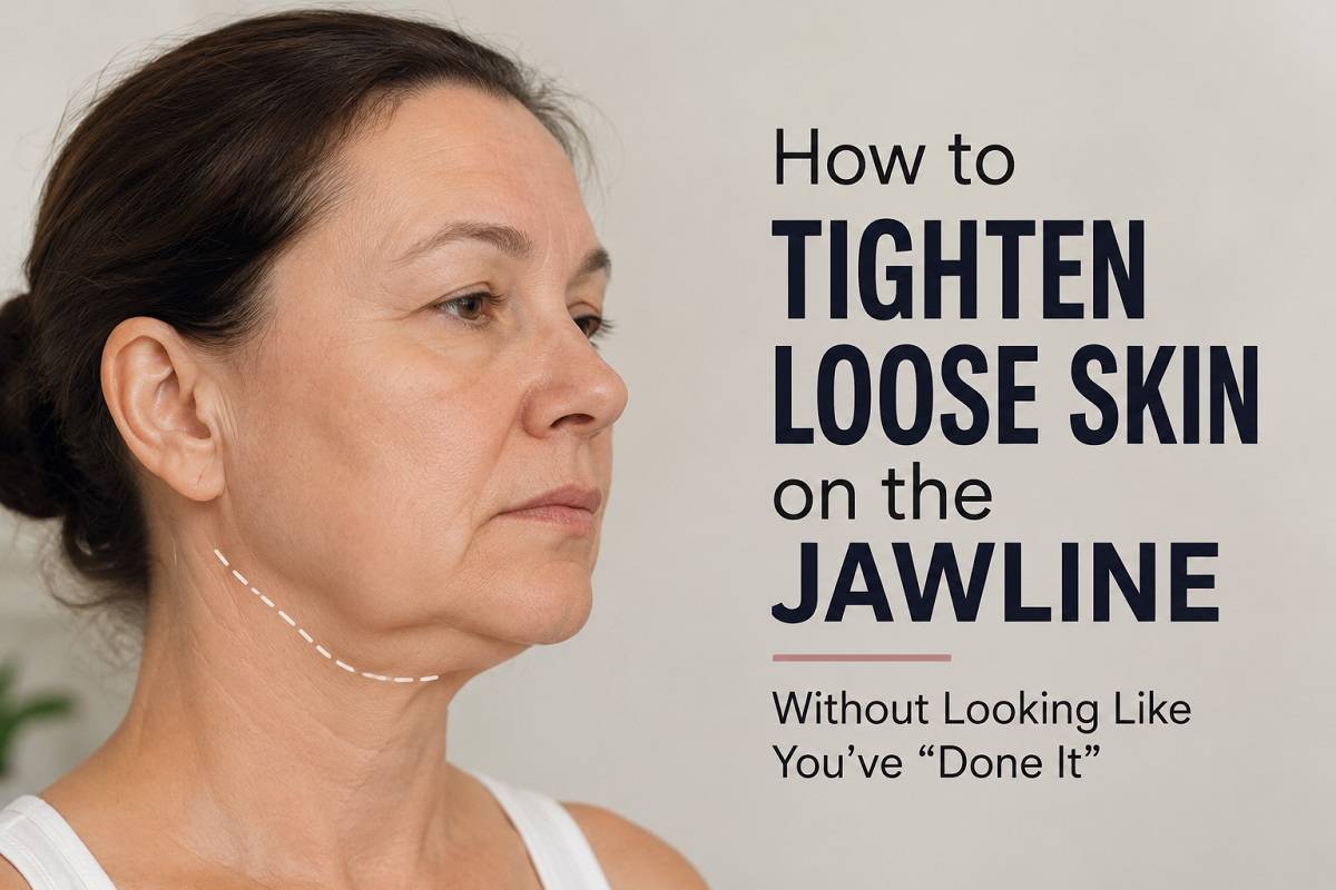 How to Tighten Loose Skin on the Jawline Without Looking Like You’ve “Done It”