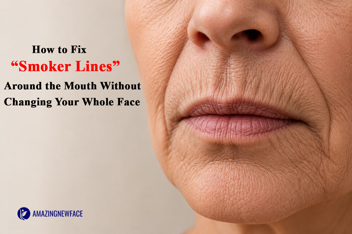 How to Fix “Smoker Lines” Around the Mouth Without Changing Your Whole Face