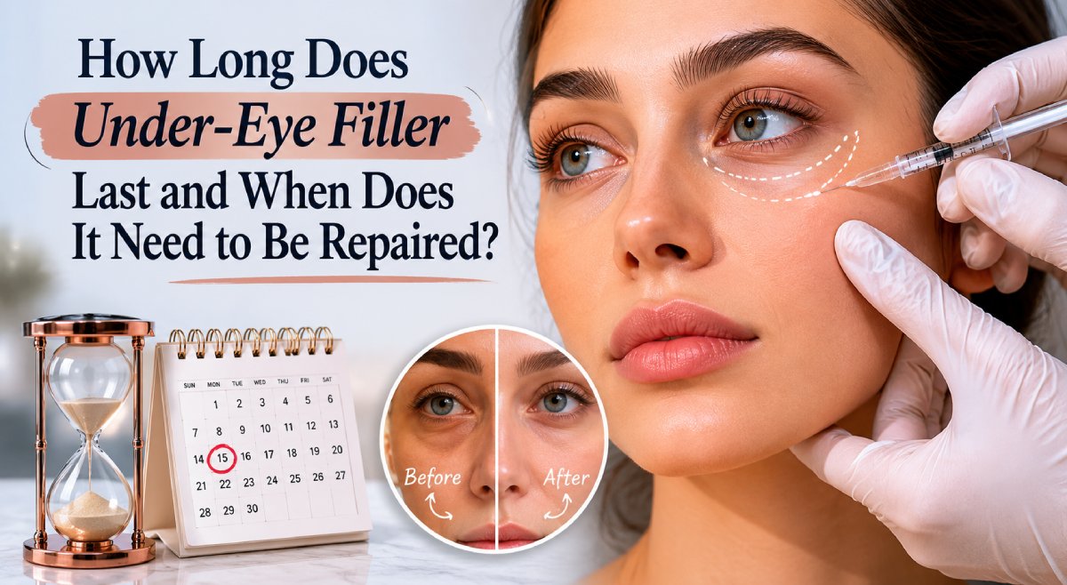 How Long Does Under-Eye Filler Last and When Does It Need to Be Repaired?