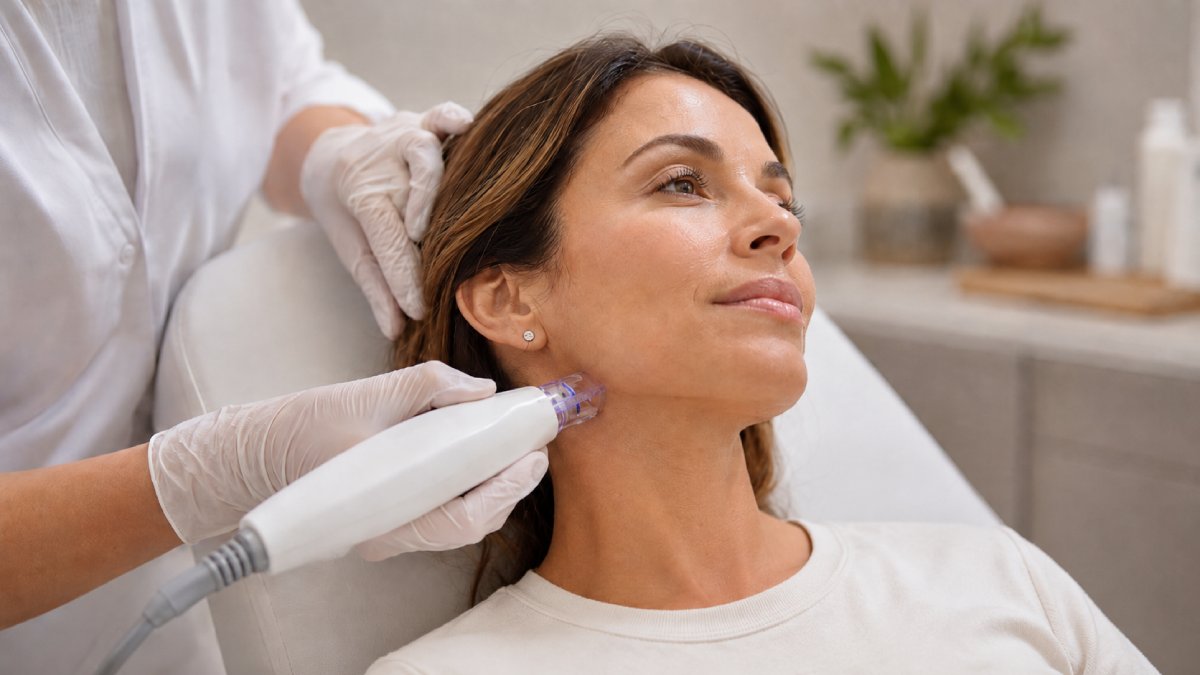 RF Microneedling for the Jawline and Neck: What Can It Address Without Adding Volume?