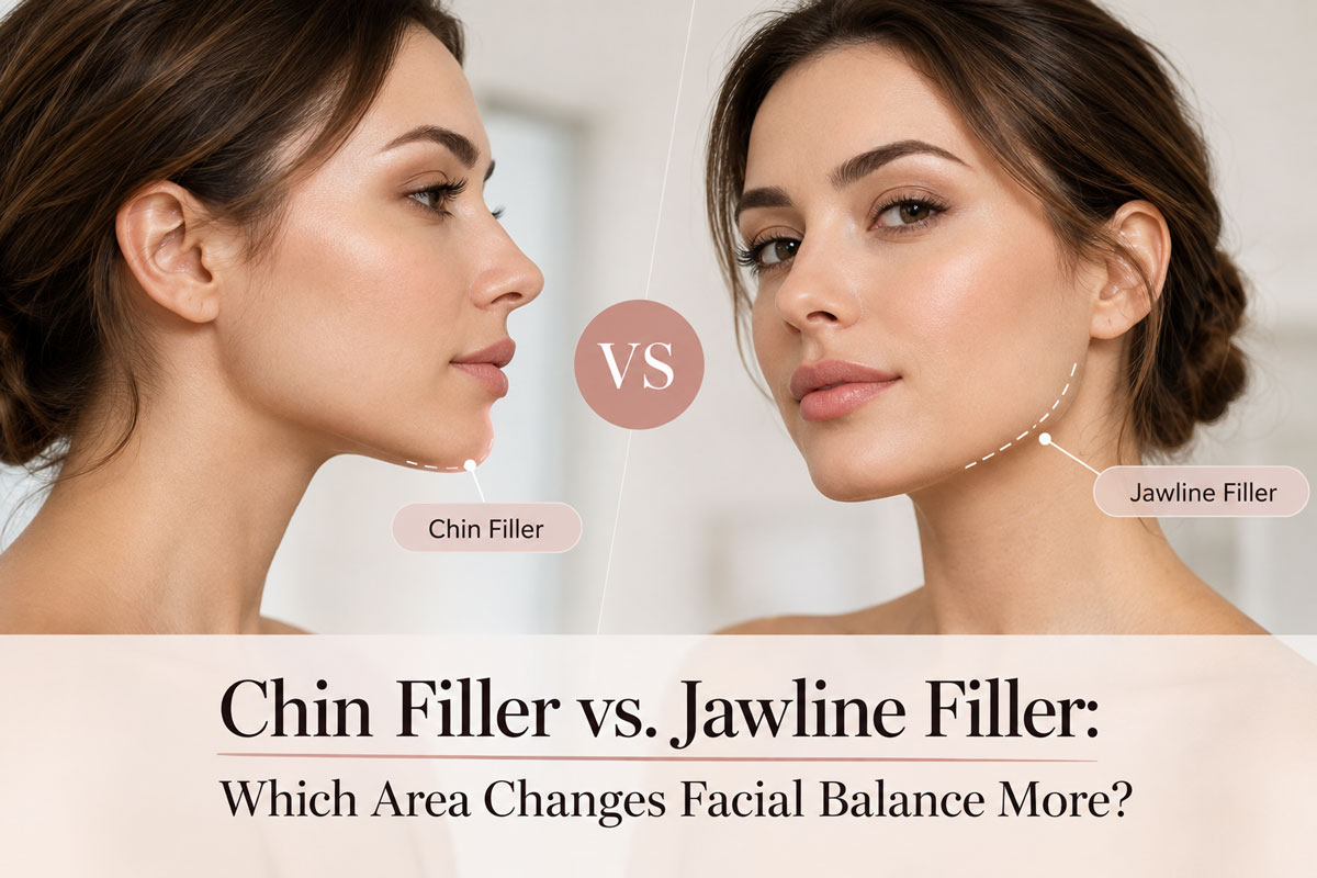 Chin Filler vs. Jawline Filler: Which Area Changes Facial Balance More?